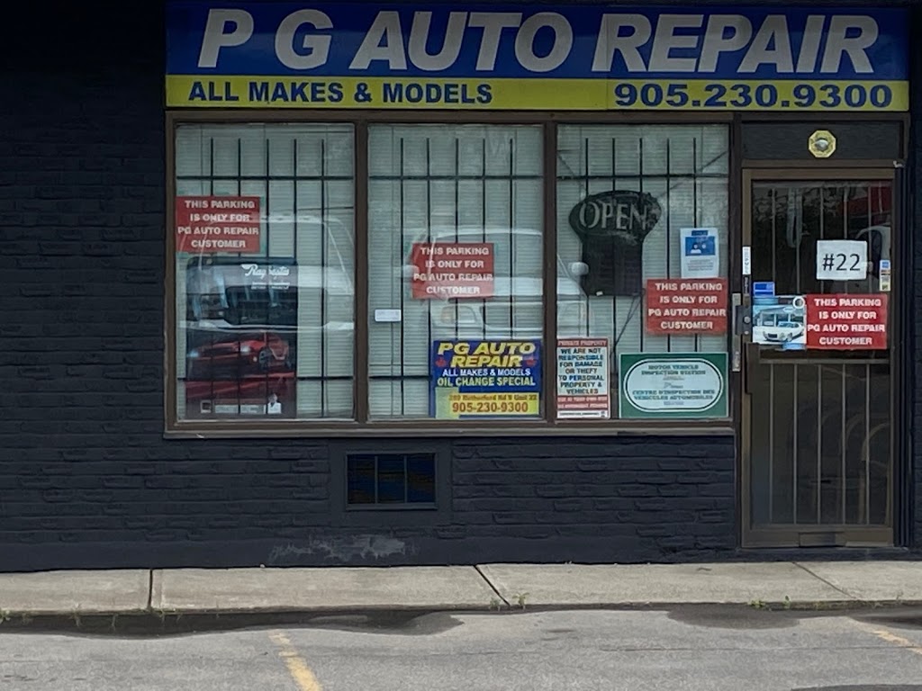P G Auto Repair | 289 Rutherford Rd S Unit#22, Brampton, ON L6W 3R9, Canada | Phone: (905) 230-9300