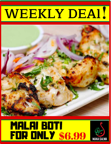 Mana Salwa Catering and Take Out | 1211 Kingston Rd #14B, Pickering, ON L1V 6M5, Canada | Phone: (905) 492-2056