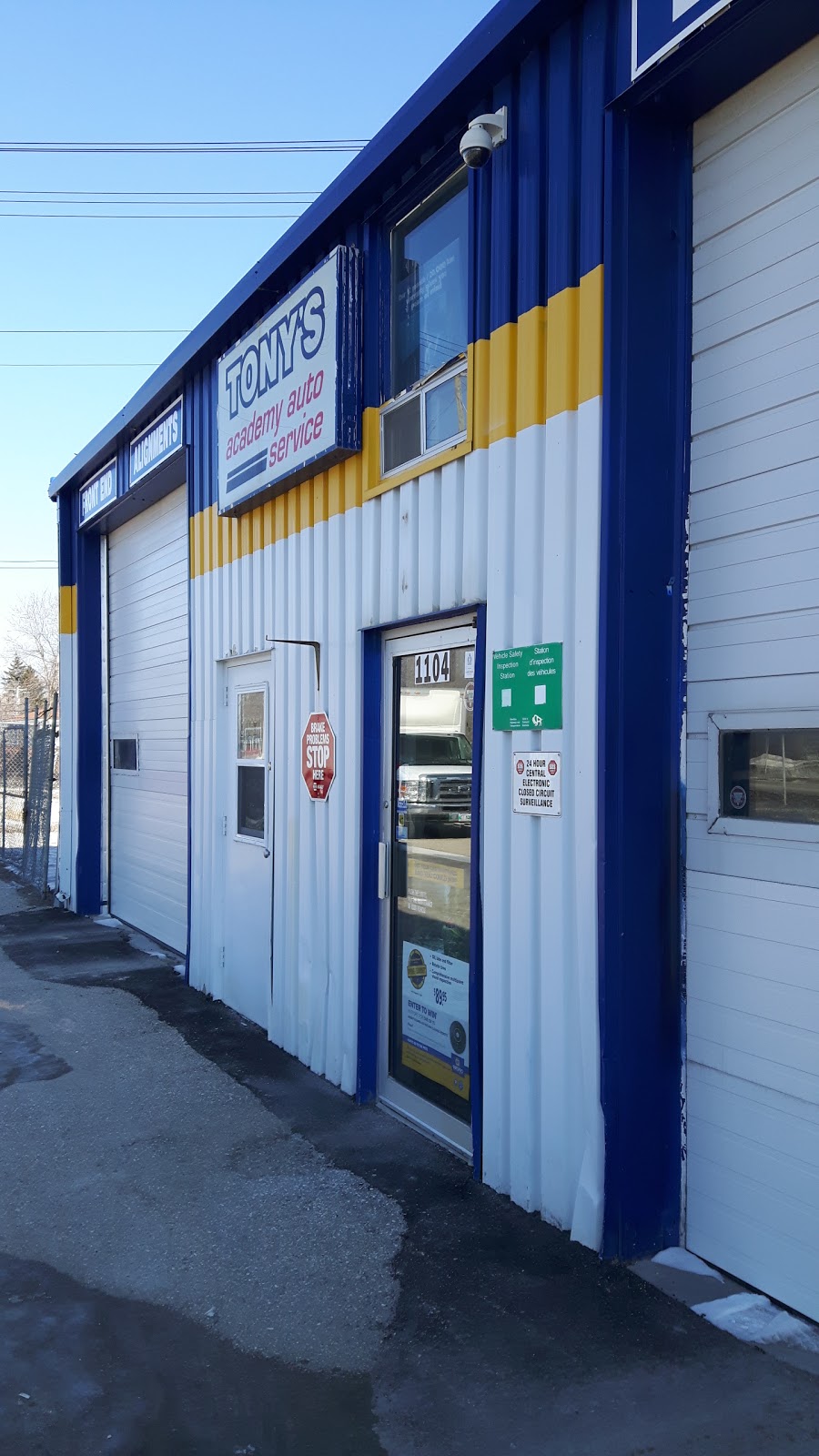 NAPA AUTOPRO - Tonys Academy Auto Service Chevrier | 1104 Chevrier Blvd, Winnipeg, MB R3T 1Y1, Canada | Phone: (204) 284-7100