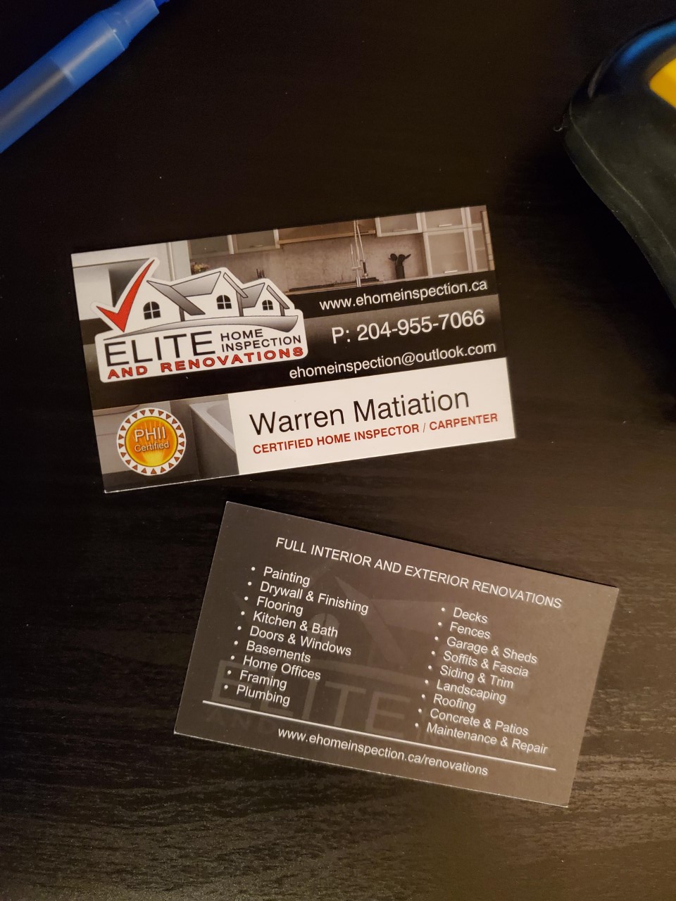 Elite Home Inspection and Renovations | 26 Beechwood St, Kleefeld, MB R0A 0V2, Canada | Phone: (204) 955-7066