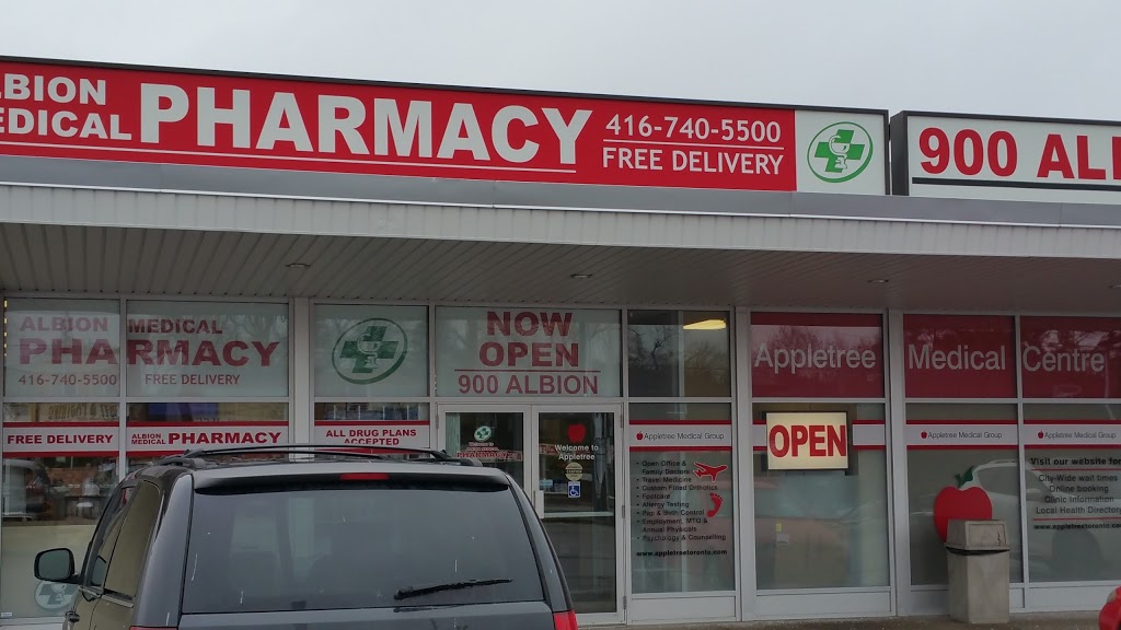 Albion Medical Pharmacy | 900 Albion Rd, Etobicoke, ON M9V 1A5, Canada | Phone: (416) 740-5500