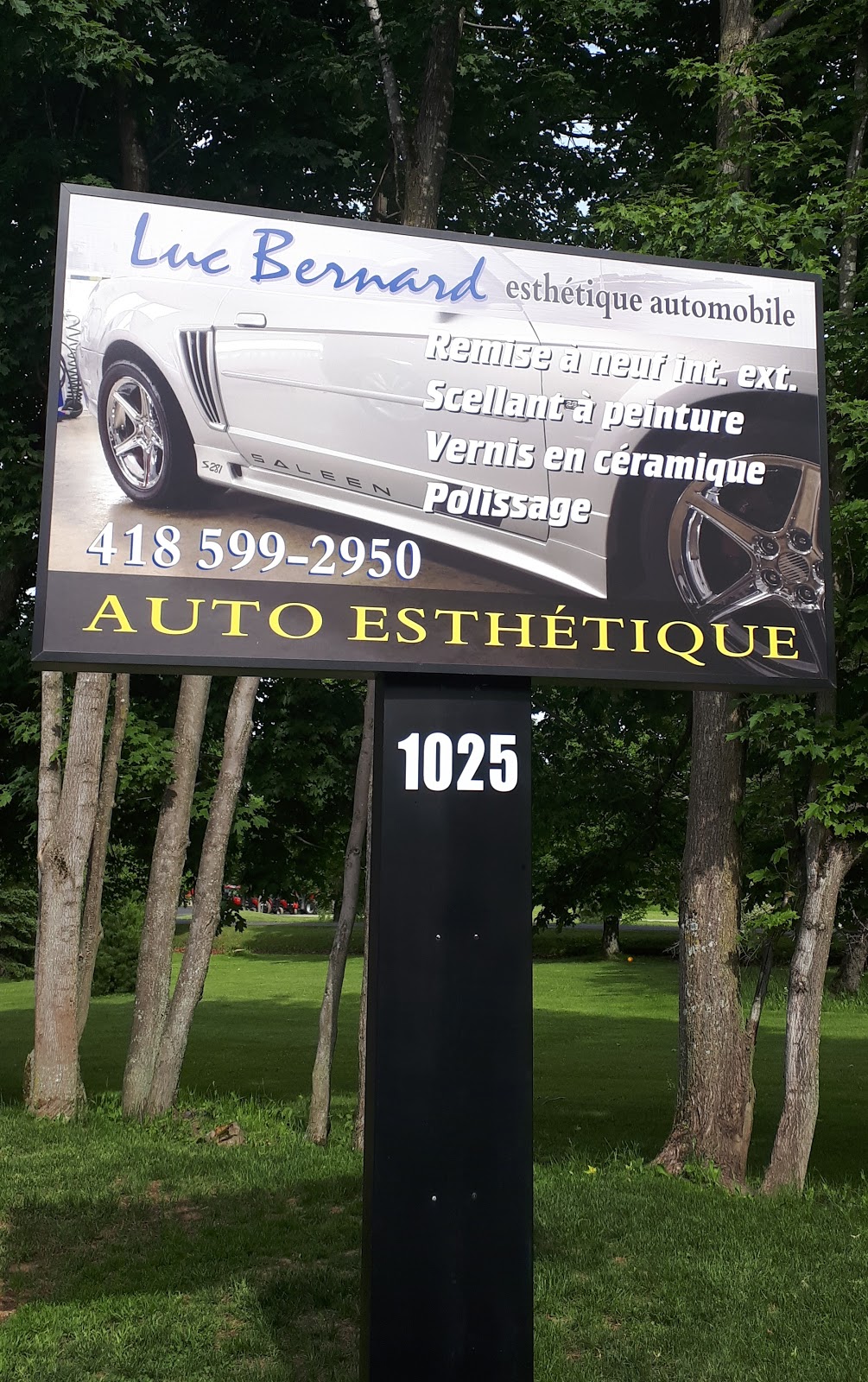 Luc Bernard Auto Esthétique | 1025 Rue Saint Pierre, Sainte-Agathe-de-Lotbinière, QC G0S 2A0, Canada | Phone: (418) 599-2950