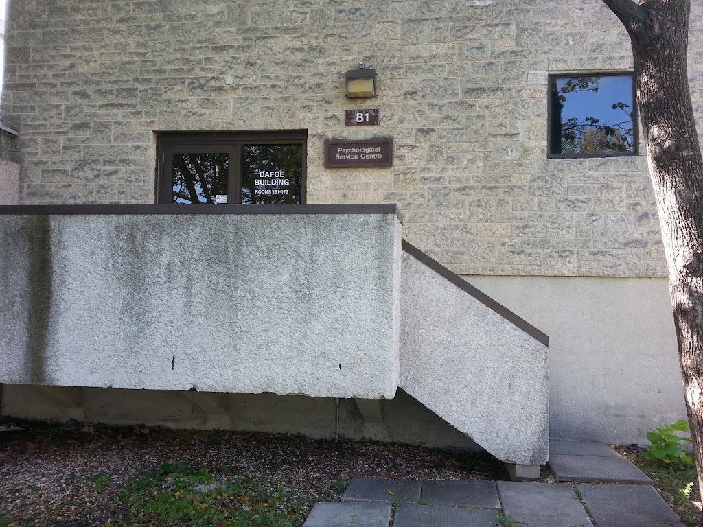 Psychological Service Centre | 161 Dafoe Building, Winnipeg, MB R3T 5V5, Canada | Phone: (204) 474-9222
