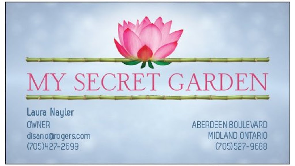My Secret Garden Spa/Clinic | 338 Aberdeen Blvd, Midland, ON L4R 5M9, Canada | Phone: (705) 427-2699