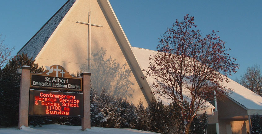 St. Albert Evangelical Lutheran Church | church | 11 Glenview Crescent, St. Albert, AB T8N 1B7, Canada | 7804586012 OR +1 780-458-6012