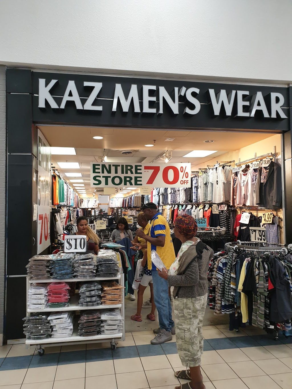 Kaz Mens Wear | 499 Main St S, Brampton, ON L6Y 1N7, Canada | Phone: (905) 216-9212