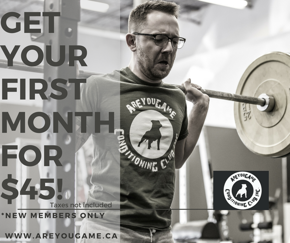 AreYouGame Conditioning Club Inc. | 110 Scotia Ct #29, Whitby, ON L1N 8Y7, Canada | Phone: (905) 240-7003