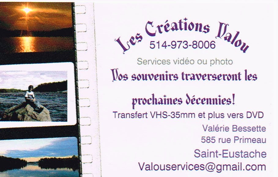 Les Créations Valou | 122 68e Av, Saint-Zotique, QC J0P 1Z0, Canada | Phone: (514) 973-8006