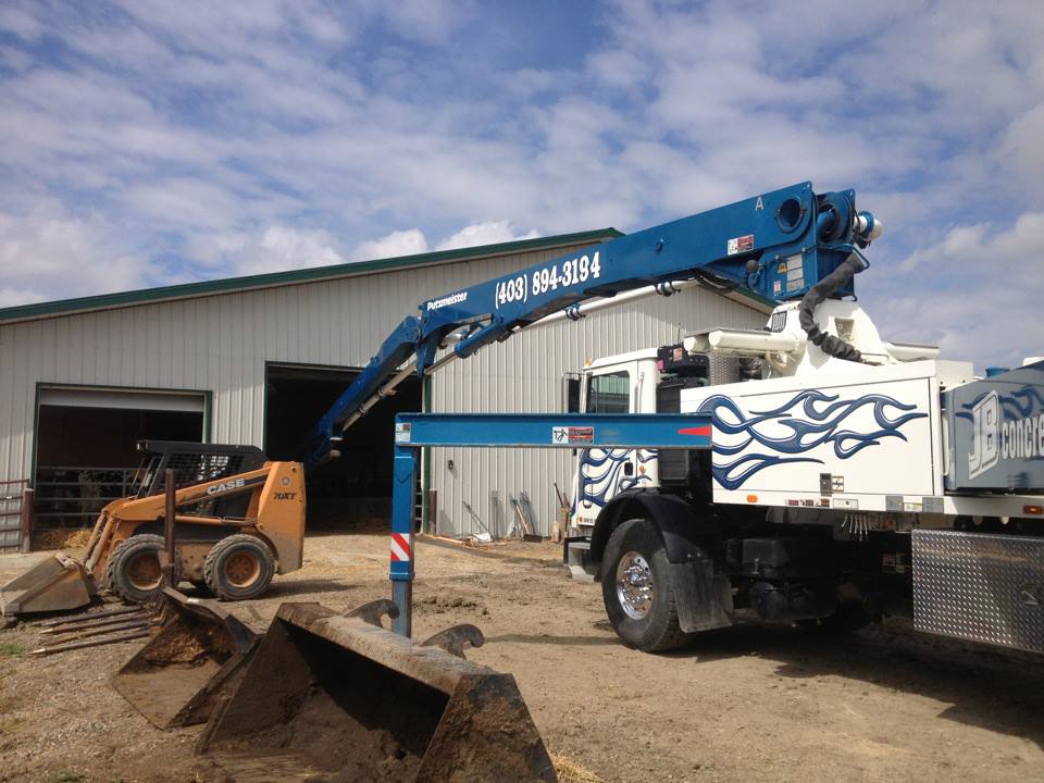 JB Concrete Pumping | Box 1344, 1012 13 Ave, Coaldale, AB T1M 1N2, Canada | Phone: (403) 894-3194