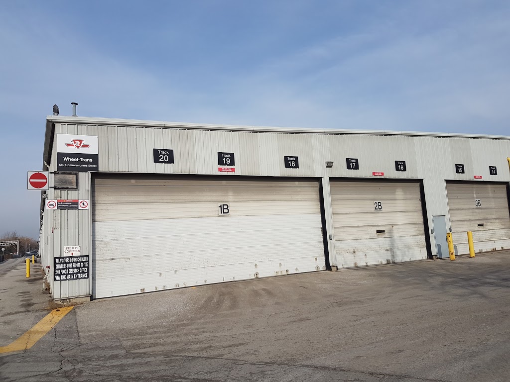 TTC Lakeshore WheelTrans Bus Garage 580 Commissioners St, Toronto