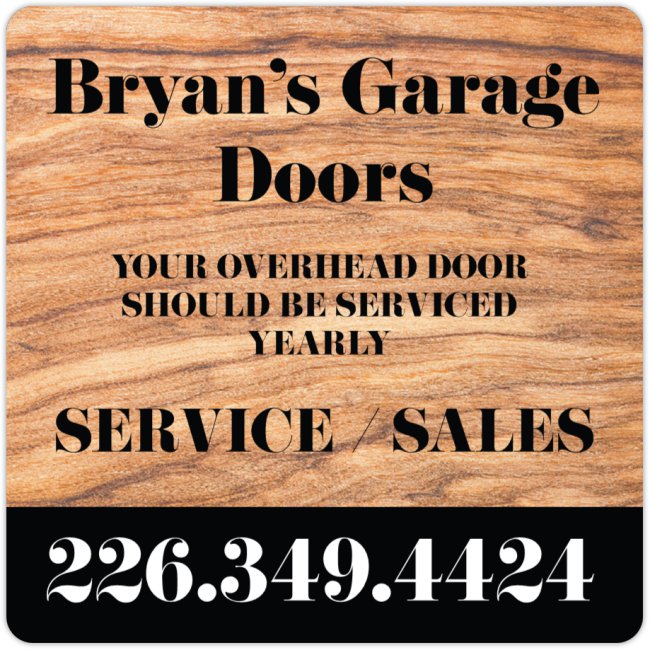 Bryans Garage Doors | 9699 Maylard Ave, Lambton Shores, ON N0N 1J3, Canada | Phone: (226) 349-4424
