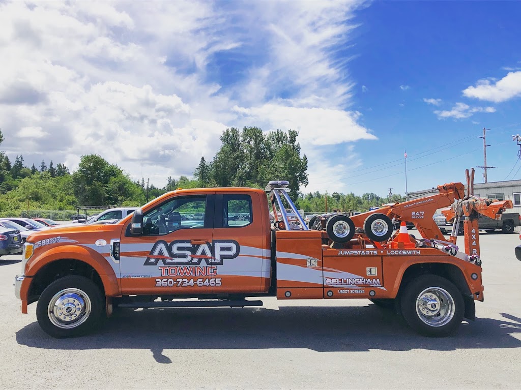 ASAP Towing of Bellingham | 3876 Hannegan Rd STE A, Bellingham, WA 98226, USA | Phone: (360) 734-6465
