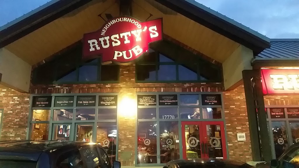 Rustys Neighbourhood Pub | 17770 56 Ave, Surrey, BC V3S 1K4, Canada | Phone: (604) 574-5512