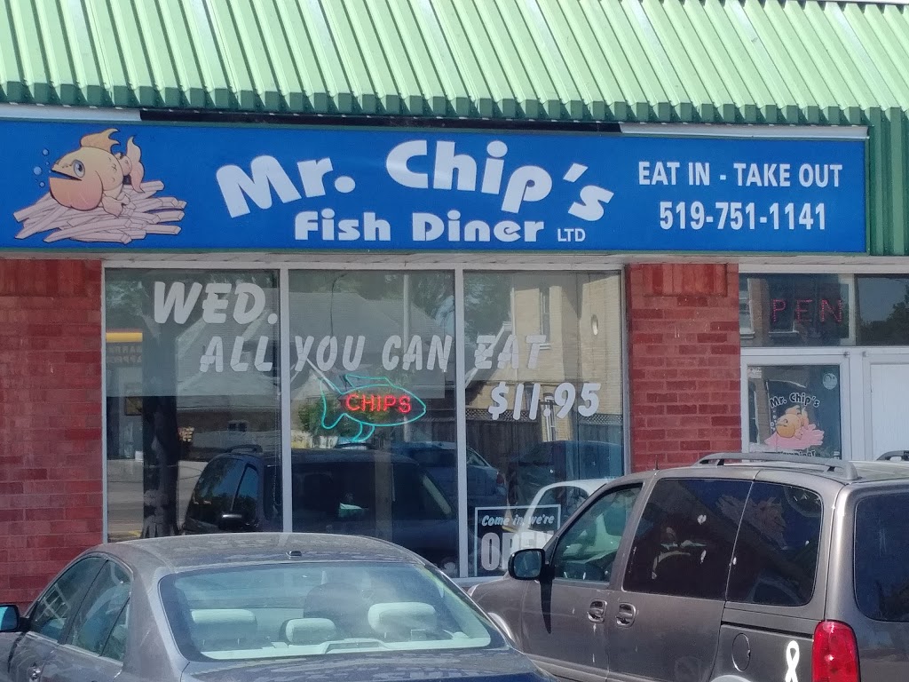 Mr Chips Fish Diner | 129 Colborne St W, Brantford, ON N3T 1K9, Canada | Phone: (519) 751-1141