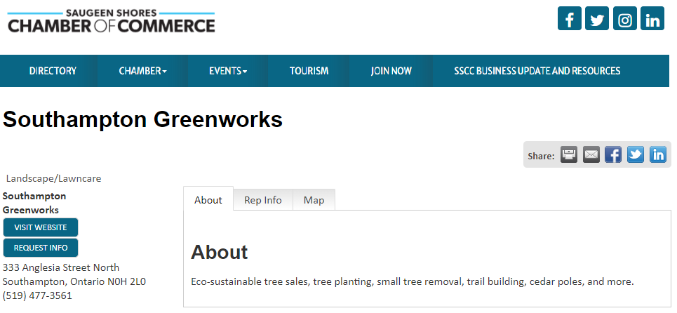 Southamptongreenworks.ca | 333 Anglesia St N, Southampton, ON N0H 2L0, Canada | Phone: (519) 477-3561