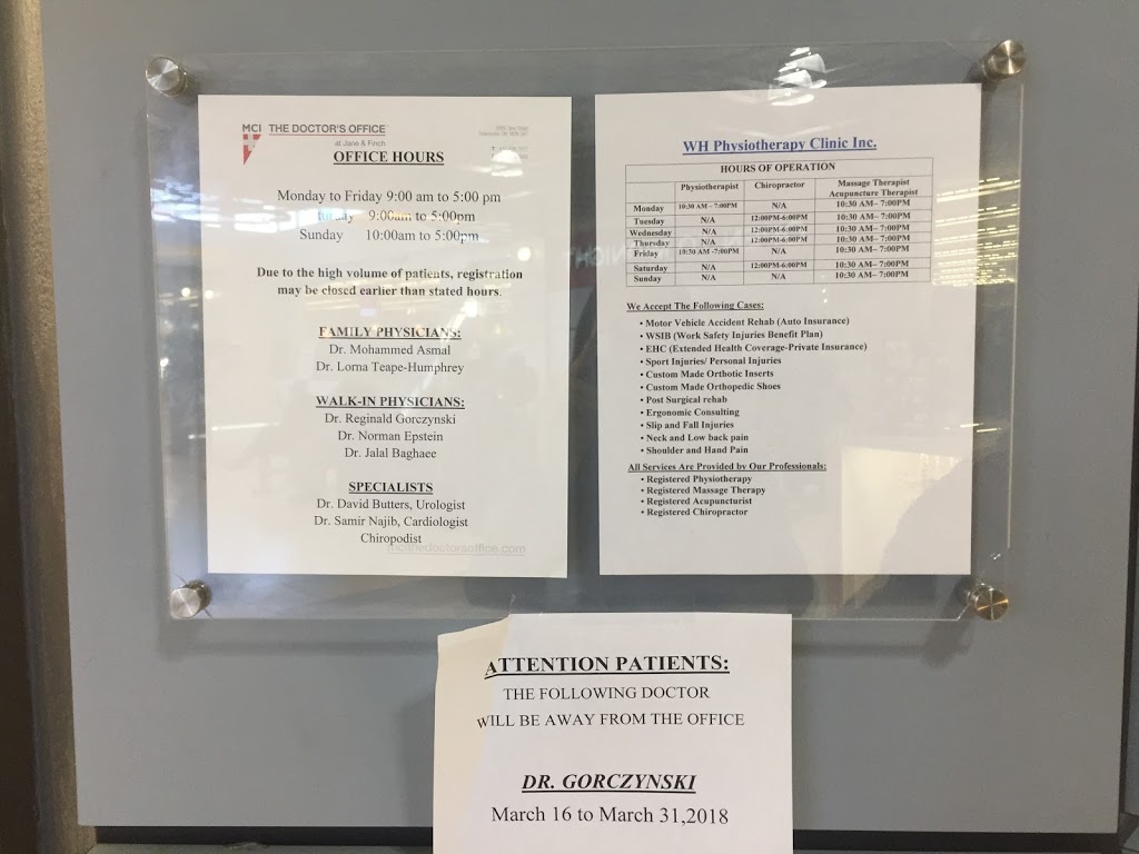 MCI The Doctors Office Jane Finch Mall | 3869 Jane St, North York, ON M3N 2K1, Canada | Phone: (416) 636-7077
