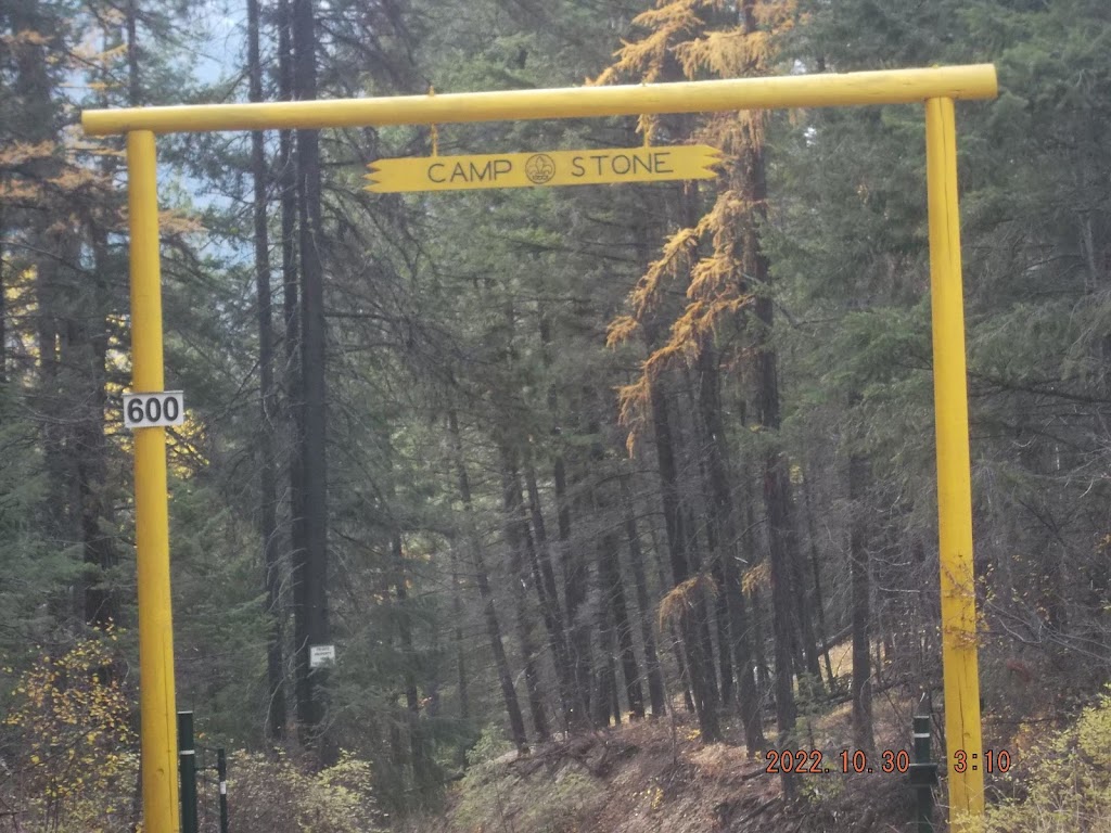 Camp Stone | St Marys Lake Rd, Kimberley, BC V1A 0A6, Canada | Phone: (250) 427-7640