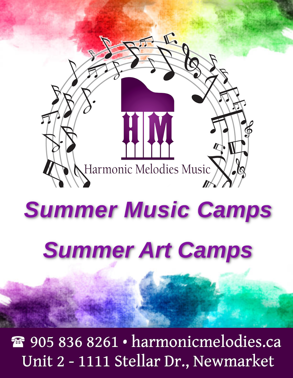 Harmonic Melodies Music Inc. | 1111 Stellar Dr #2, Newmarket, ON L3Y 7B8, Canada | Phone: (905) 836-8261
