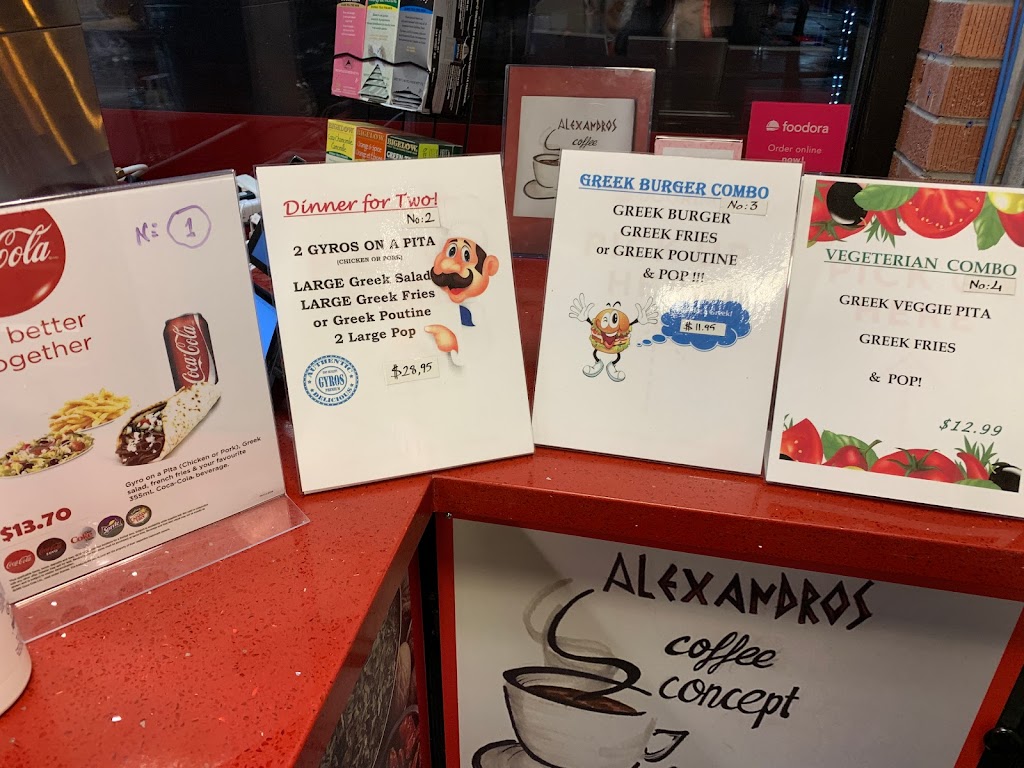Alexandros Take-Out | 377 Church St, Toronto, ON M5B 1Z9, Canada | Phone: (416) 205-1122