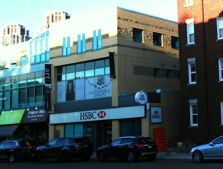 HSBC Bank | bank | 446 Spadina Rd, Toronto, ON M5P 3M2, Canada | 8883104722 OR +1 888-310-4722