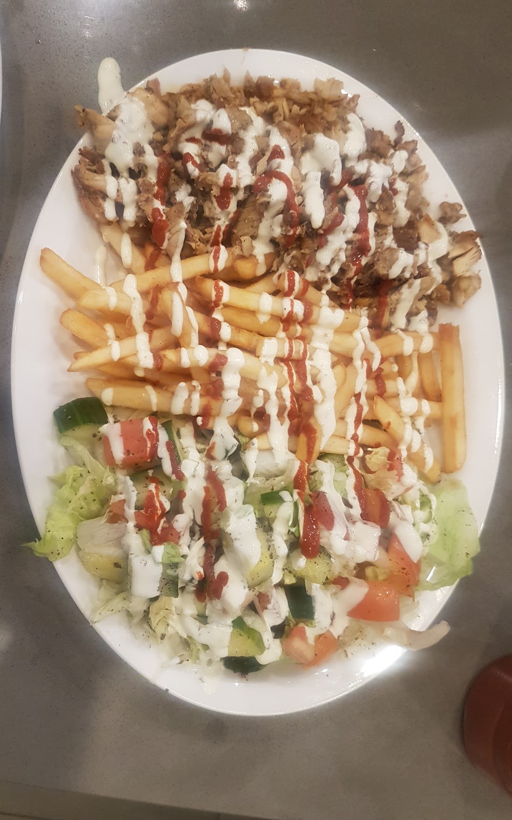 Osmows Shawarma | 8205 Financial Dr, Unit #1, Building P, Brampton, ON L6Y 1M1, Canada | Phone: (905) 453-0455