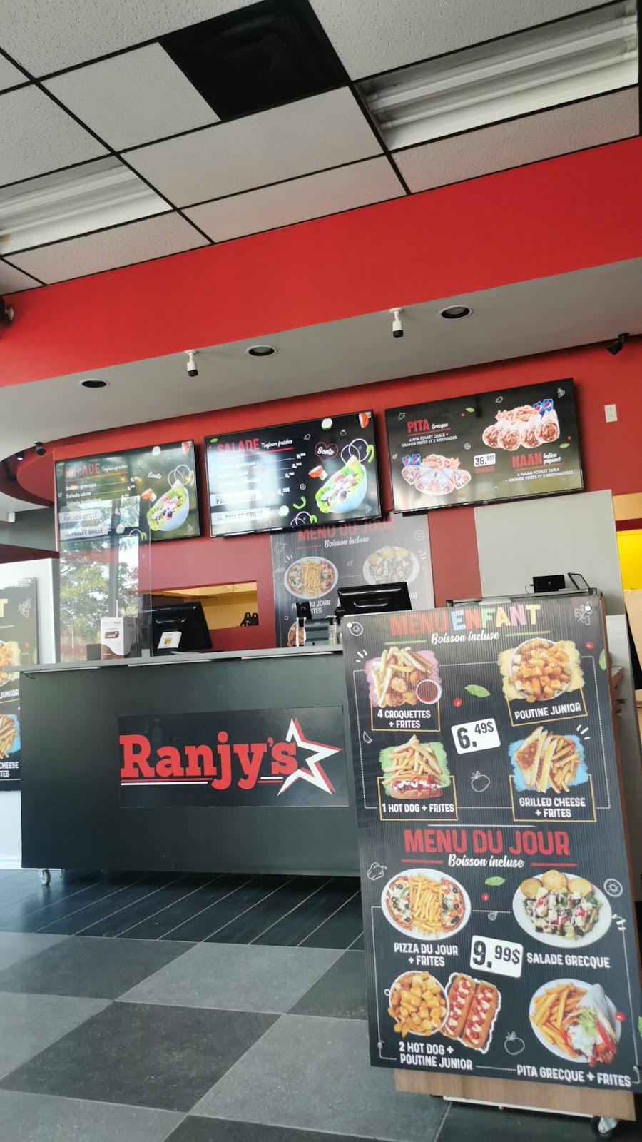 Ranjy’s Restaurant | 15783 Boul. de Pierrefonds, Pierrefonds, QC H9H 3X6, Canada | Phone: (514) 360-5454