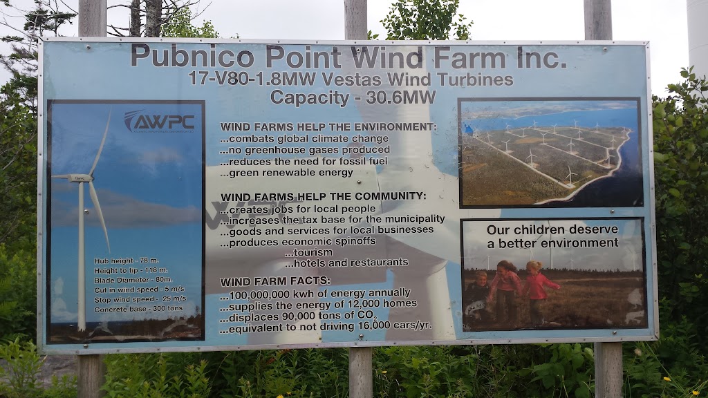 Pubnico Point Wind Farm Inc | NS-335, Pubnico, NS B0W 2C0, Canada | Phone: (902) 762-0384