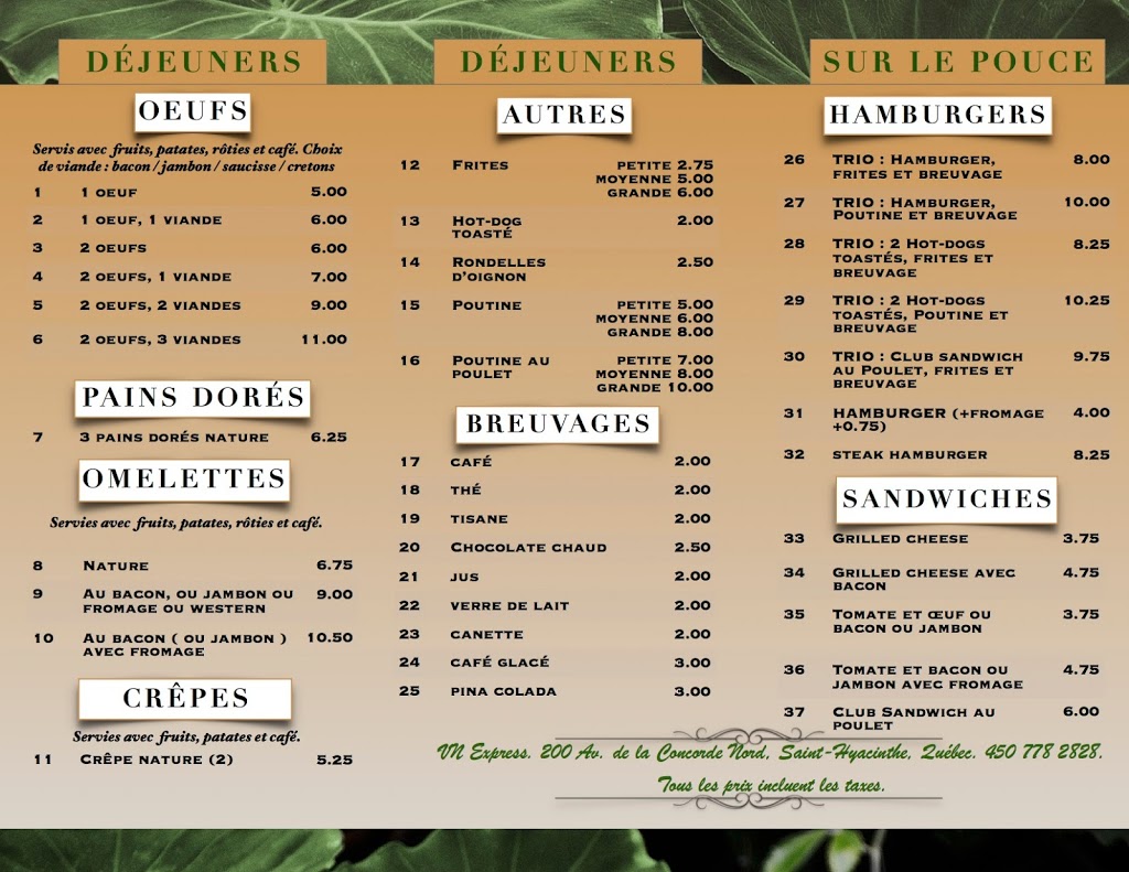 Restaurant vietnam V.N. Express | 200 Avenue de la Concorde N, Saint-Hyacinthe, QC J2S 4N5, Canada | Phone: (450) 778-2828