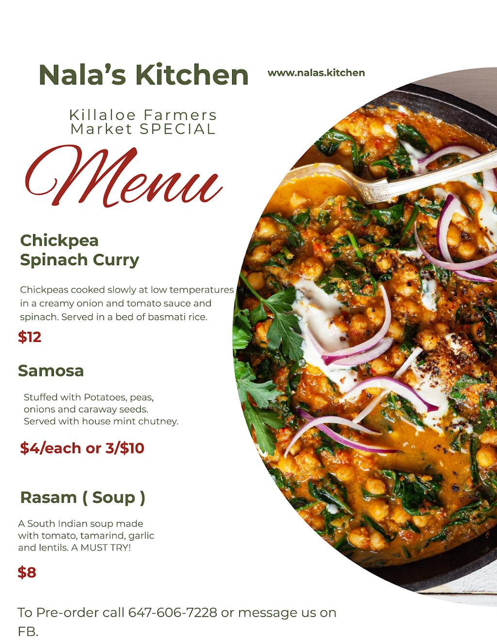 Nalas Kitchen | 28c Township Park Rd, Eganville, ON K0J 1T0, Canada | Phone: (647) 606-7228