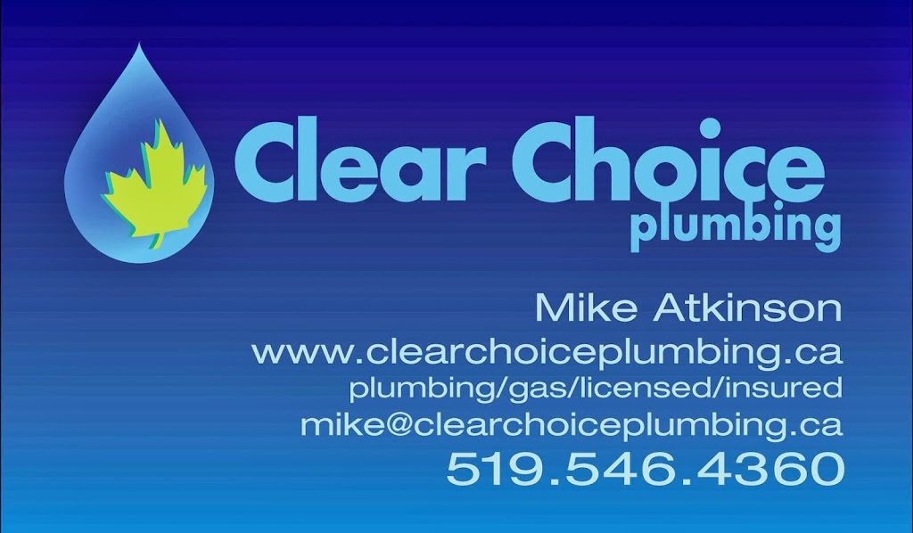 CLEAR CHOICE PLUMBING | 30 Albert St, Guelph, ON N1G 1C6, Canada | Phone: (519) 546-4360