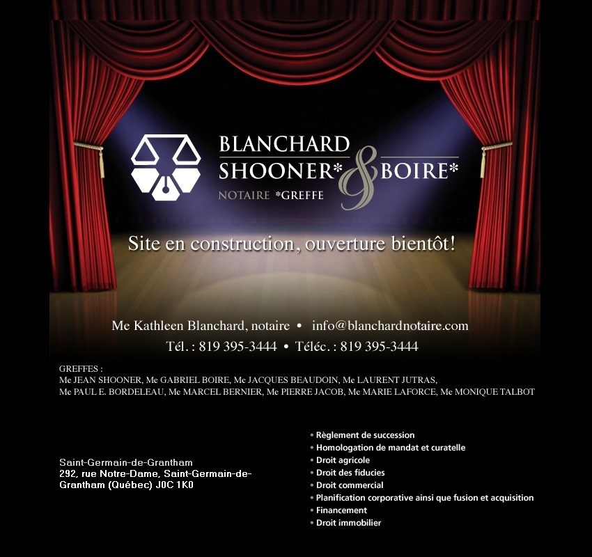 Catherine Blanchard | 292 Rue Notre Dame, Saint-Germain-de-Grantham, QC J0C 1K0, Canada | Phone: (819) 395-3444