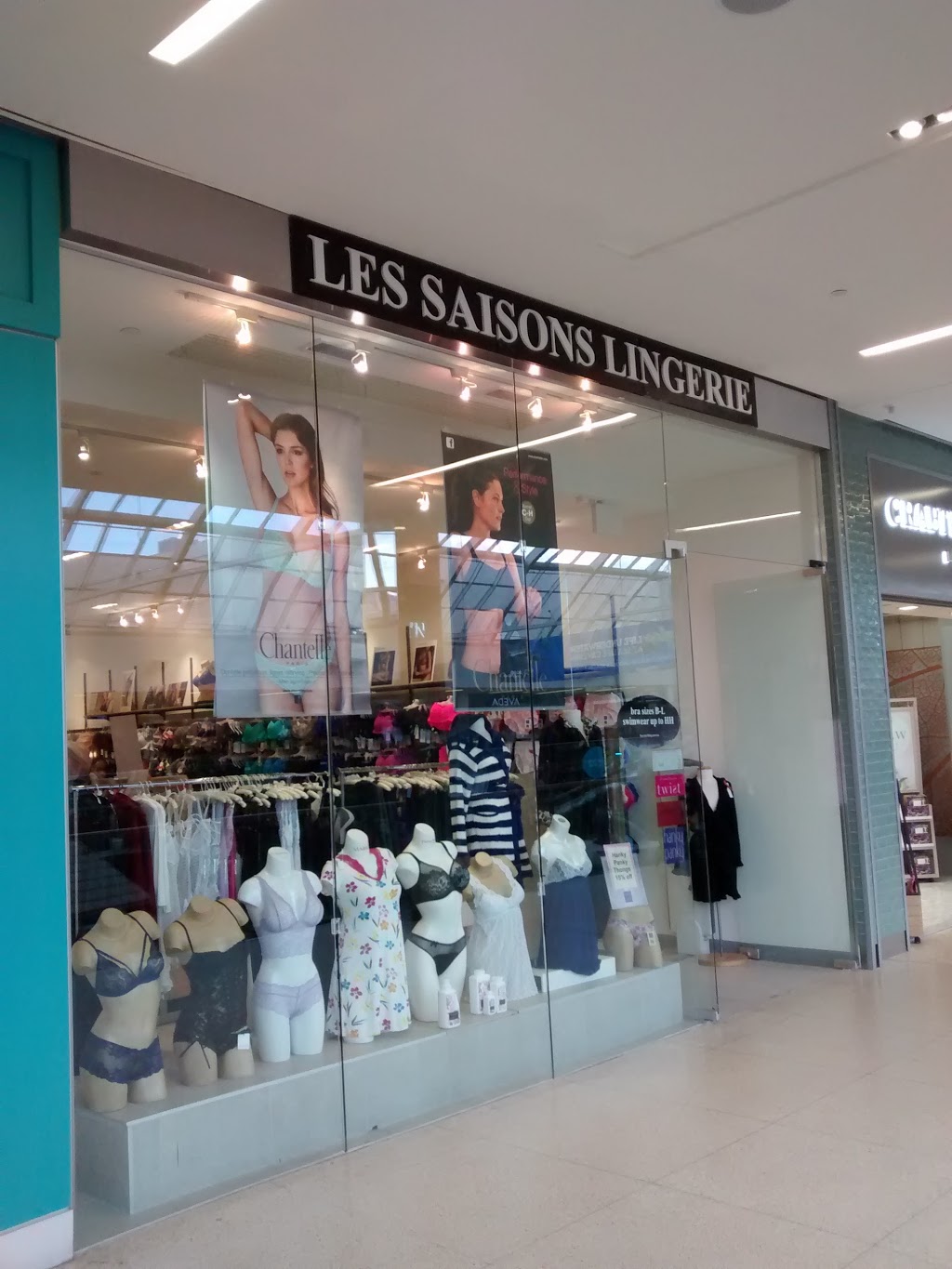 Les Saisons Lingerie | West Edmonton Mall, 8882 170 Street Northwest Unit 2357, Edmonton, AB T5T 4M2, Canada | Phone: (780) 444-4992
