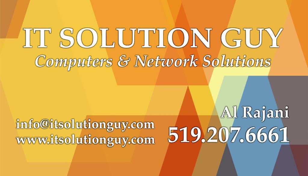 IT SOLUTION GUY | 431 Highview Dr, St Thomas, ON N5R 6C5, Canada | Phone: (519) 854-3977