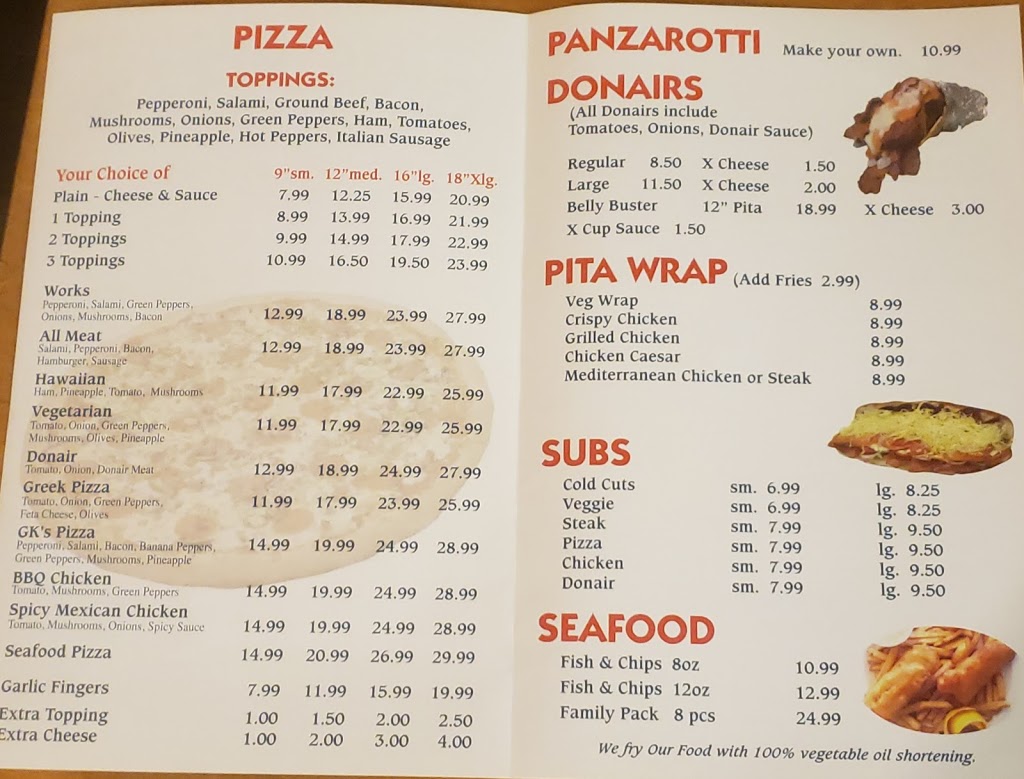 GKs Pizza | 127 Rue Main, Rexton, NB E4W 2A3, Canada | Phone: (506) 523-0080