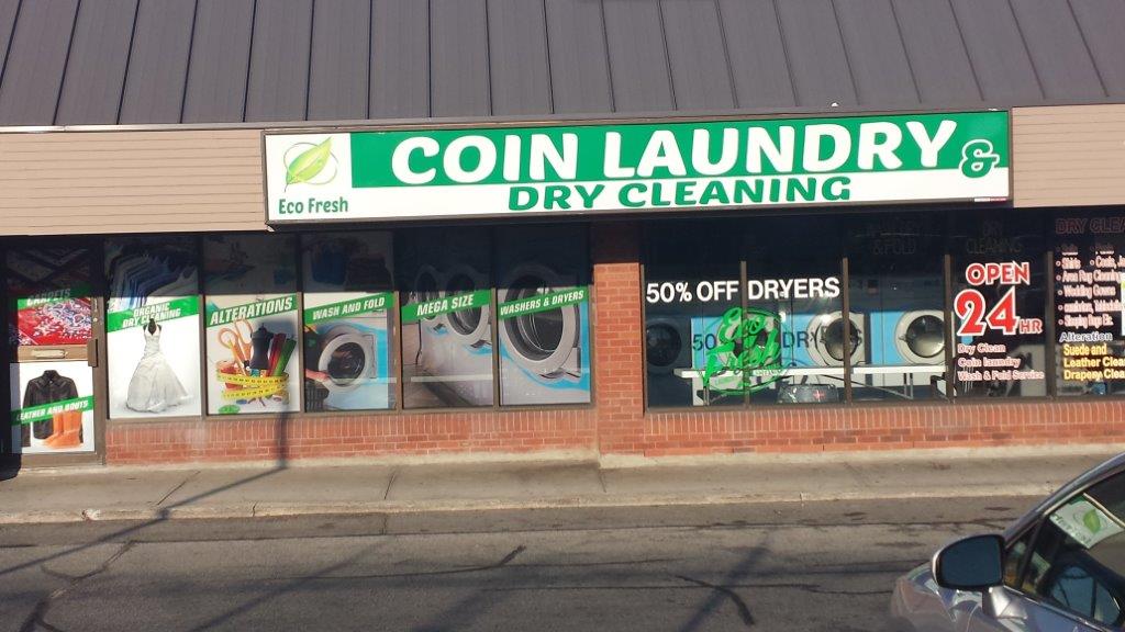 Eco Fresh Coin Laundry and Dry Cleaning | 2325 Hurontario St #13, Mississauga, ON L5A 4K4, Canada | Phone: (905) 306-1280