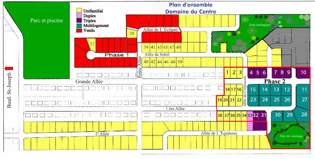 Domaine du centre | 120 Petite allée, Saint-Nicéphore, QC J2A 2H5, Canada | Phone: (819) 996-0046