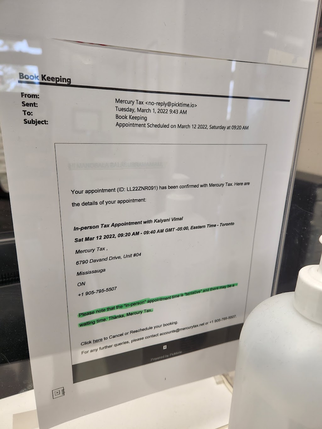 Mercury Tax | 6790 Davand Dr unit 4, Mississauga, ON L5T 2G5, Canada | Phone: (905) 795-5507