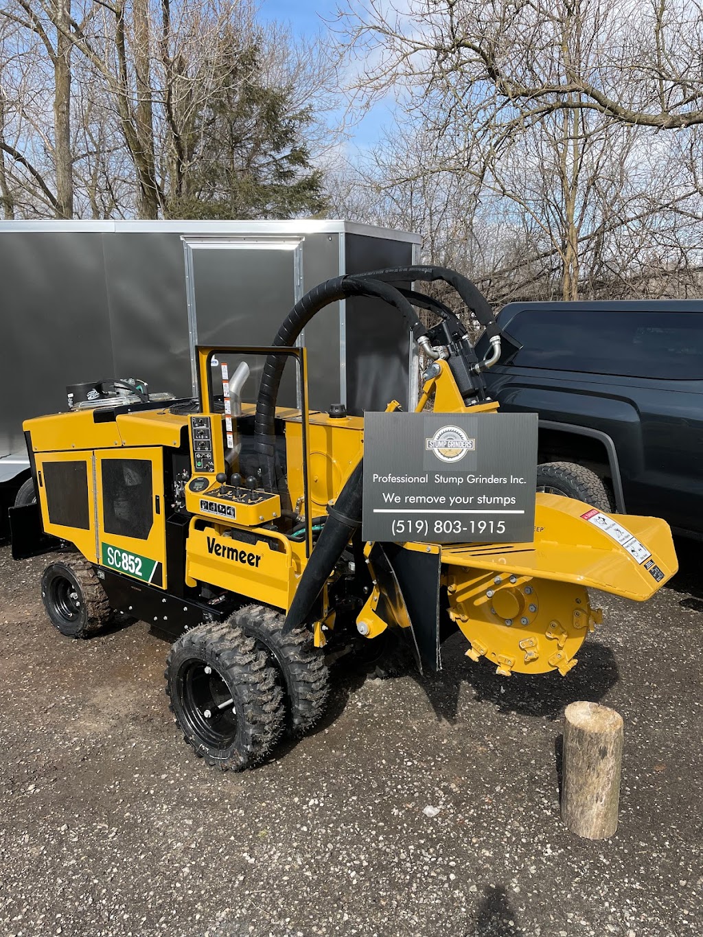 Professional Stump Grinders Inc. | 159 Maltby Rd W, Guelph, ON N1L 1G3, Canada | Phone: (519) 803-1915