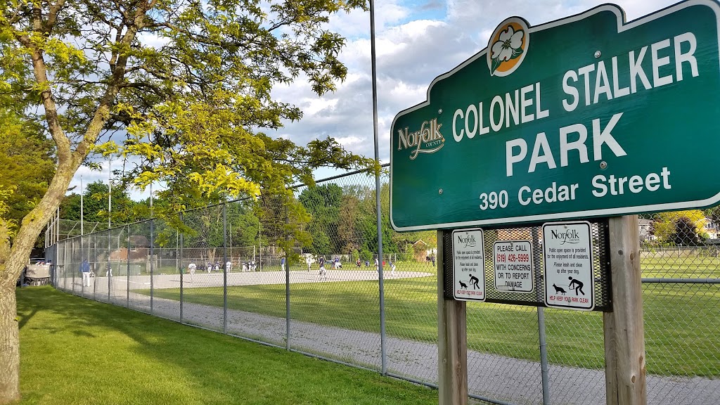 Colonel Stalker Park | 296, 272 Cedar St, Simcoe, ON N3Y 2J1, Canada | Phone: (519) 426-5870 ext. 2226
