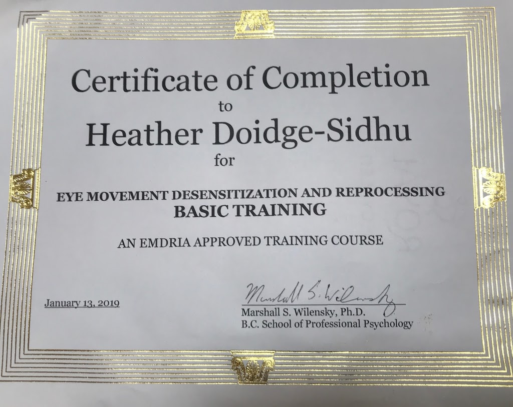 Counsellor Heather Doidge-Sidhu | 202-1005 Cook St, Victoria, BC V8V 3Z6, Canada | Phone: (778) 288-7082