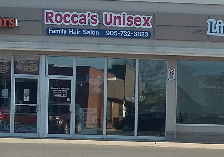 Roccas Unisex Hair Grooming Salon | 728 E Main St, Welland, ON L3B 4N4, Canada | Phone: (905) 732-3823