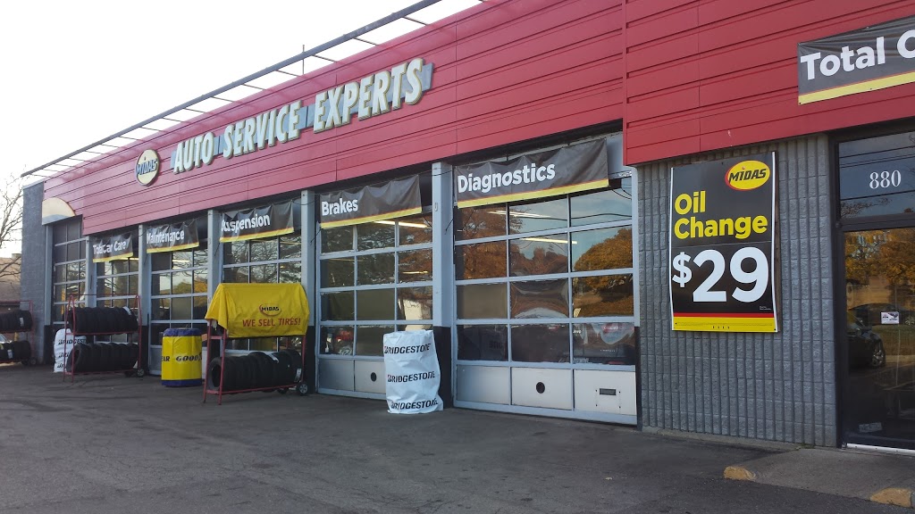 Midas | 880 Burnhamthorpe Rd W, Mississauga, ON L5C 2S3, Canada | Phone: (289) 628-1608