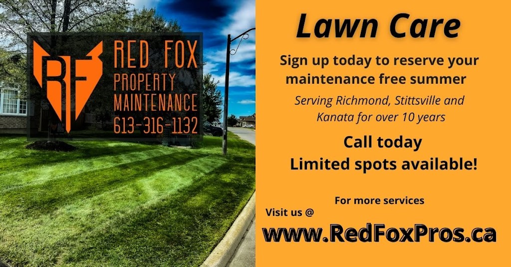 Red Fox Property Maintenance | 46 Maitland St, Richmond, ON K0A 2Z0, Canada | Phone: (613) 316-1132