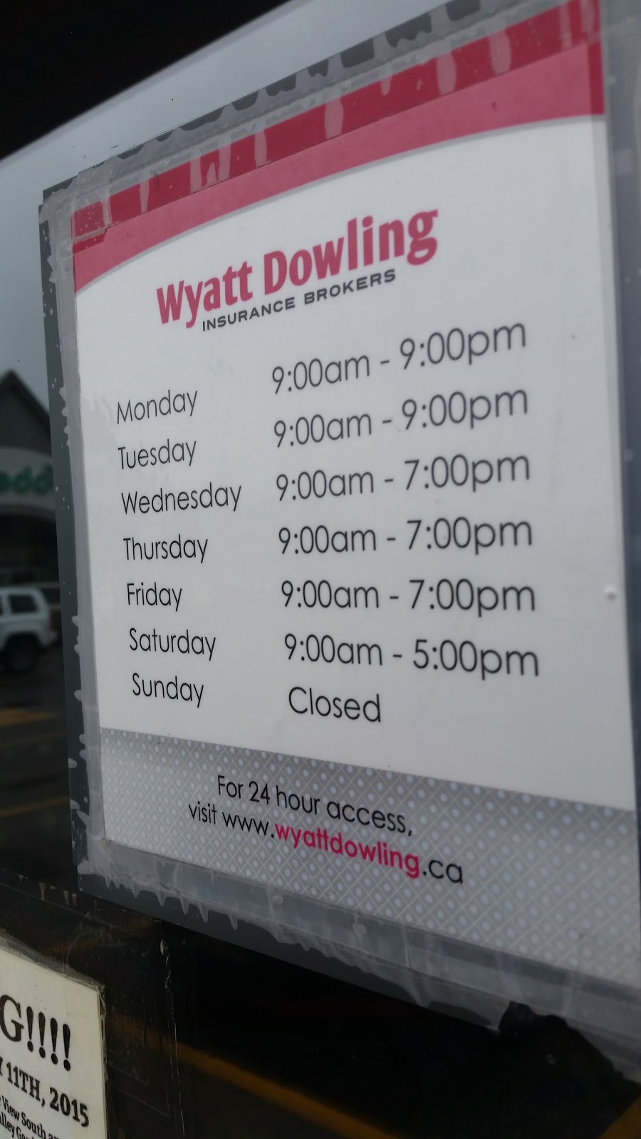 Wyatt Dowling Insurance Brokers | 11 Reenders Dr #60, Winnipeg, MB R2C 5K5, Canada | Phone: (204) 949-2610