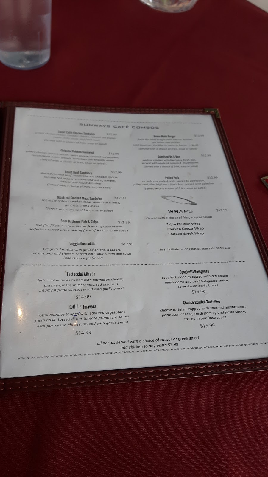 Runways Cafe | 4881 Fountain St N, Breslau, ON N0B 1M0, Canada | Phone: (519) 648-2211