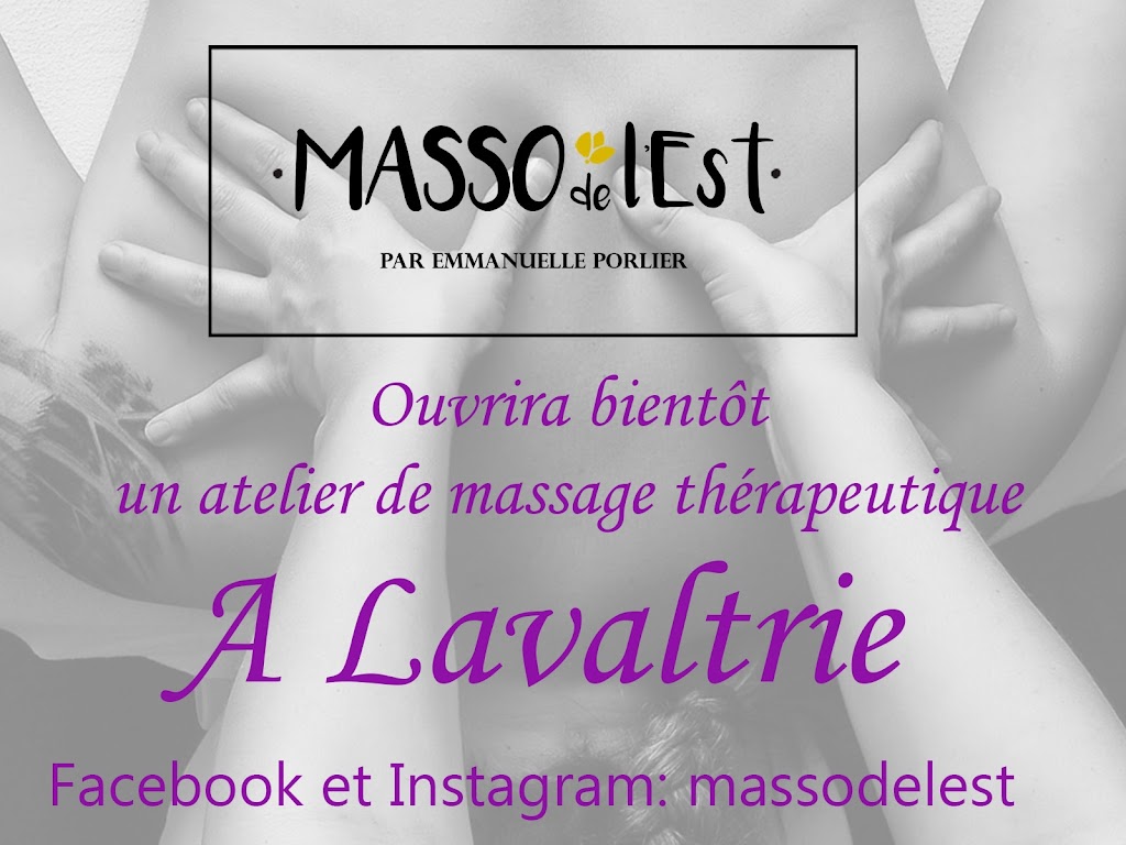 Massodelest - Atelier de massage | 101 Rue lEsperance, Lavaltrie, QC J5T 2X1, Canada | Phone: (514) 424-4823