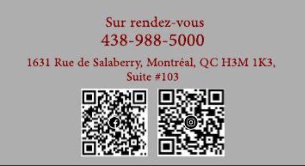 Chez Julia Beauté | 1631 Rue de Salaberry Suite # 103, Montreal, QC H3M 1K3, Canada | Phone: (438) 988-5000
