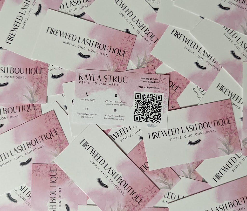 Fireweed Lash Boutique | 1300 Dawson Rd, Lorette, MB R5K 0T2, Canada | Phone: (204) 899-6605