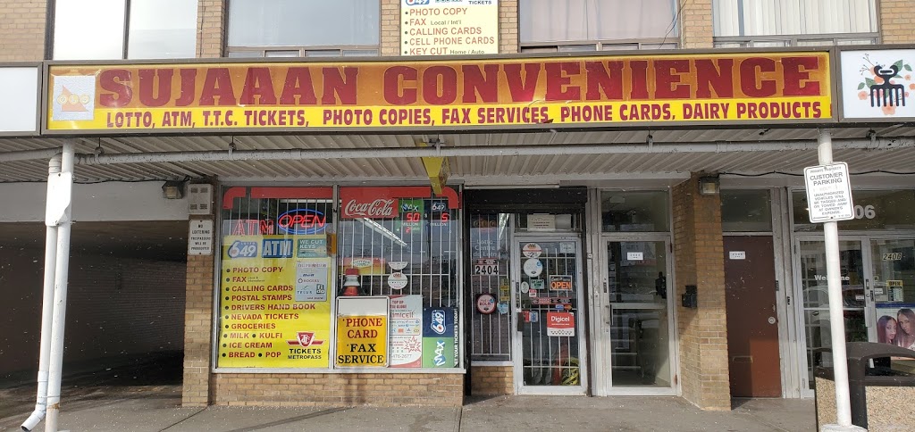 Sujaaan Convenience | 2404 Eglinton Ave E, Scarborough, ON M1K 2P3, Canada | Phone: (416) 752-2017