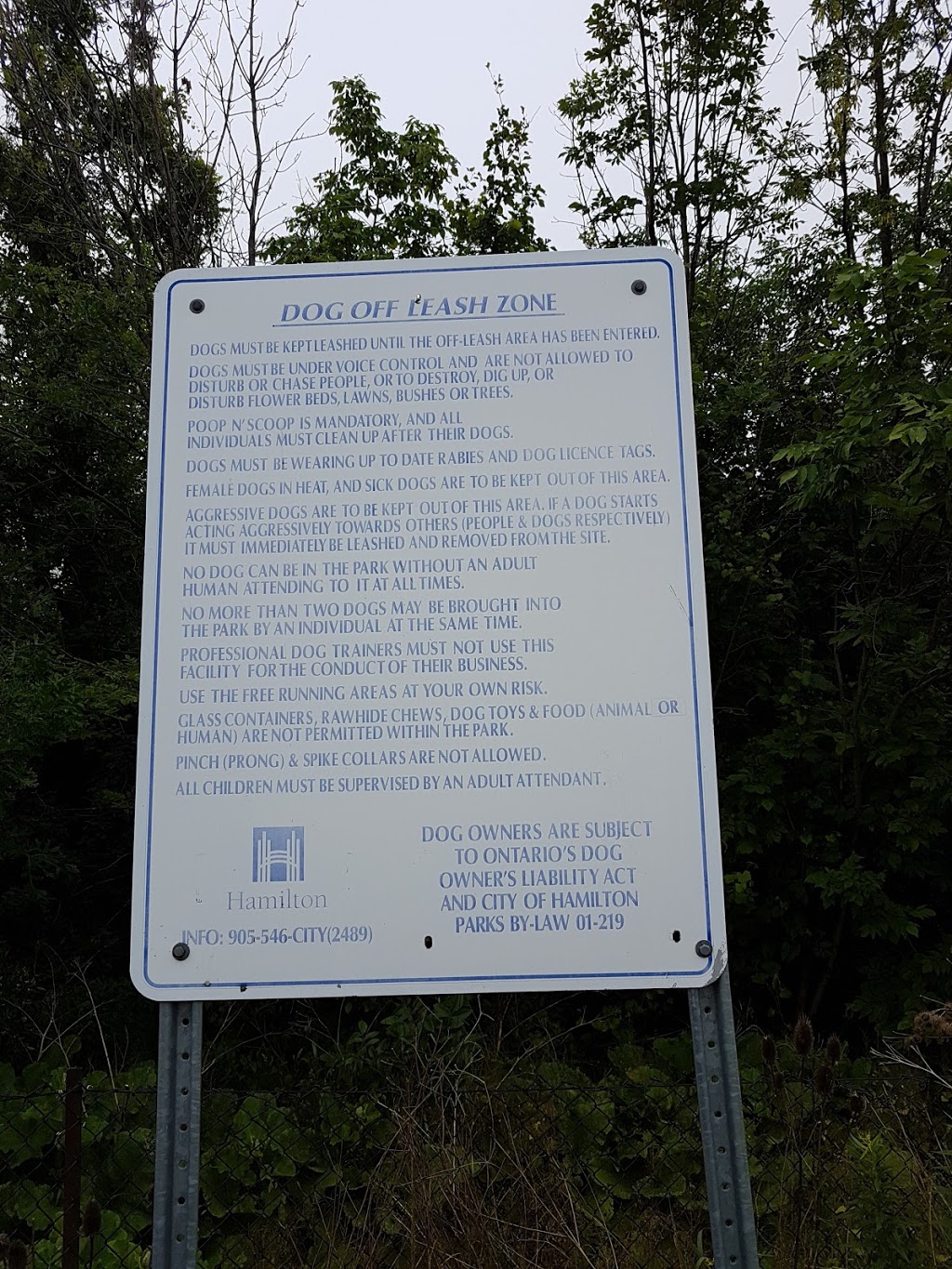 Dog Park Leash Free | 215 Dartnall Rd, Hamilton, ON L8W 3V9, Canada